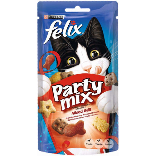 FELIX Party Mix, poslastica za macke Mixed Grill, 60g