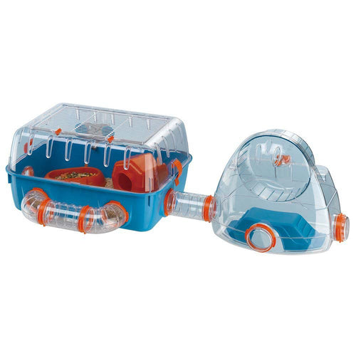 FERPLAST Kavez za hrcke Combi *2 sa teretanom, plasticni 79,5x29,5x26,30cm
