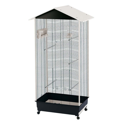 FERPLAST Volijera za ptice Nota Crna 82x58x166cm