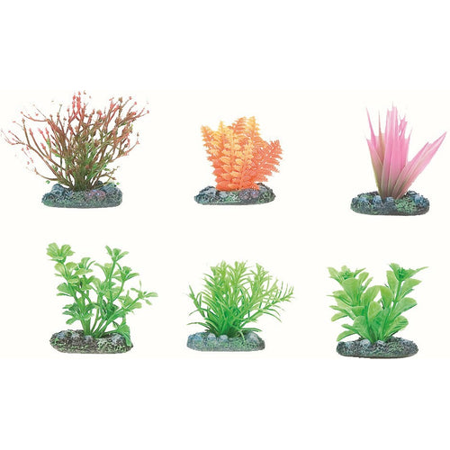 FLAMINGO Bilje za dno akvarijuma plasticno Small, razno, 5cm