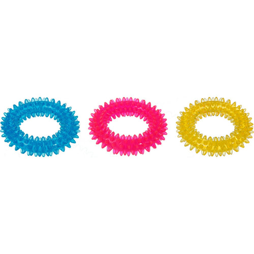 FLAMINGO Igracka za pse Krug Jez Good4Fun plutajuci, TPR 13cm, raznih boja