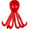 FLAMINGO Igračka za pse Oktopod, tekstilna, crvena 50cm, božićna, zvučna