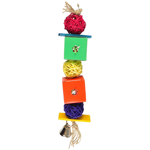 FLAMINGO Igracka za ptice Visilica Cube, od papira, L