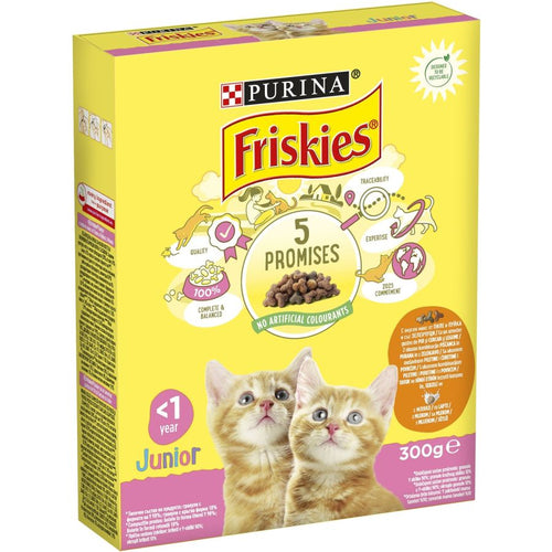 FRISKIES Briketi za macice JUNIOR Piletina, Mleko i Povrce