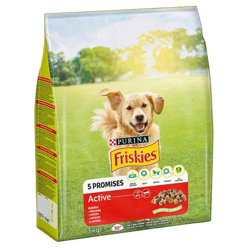 FRISKIES Briketi za pse Adult Active Meso