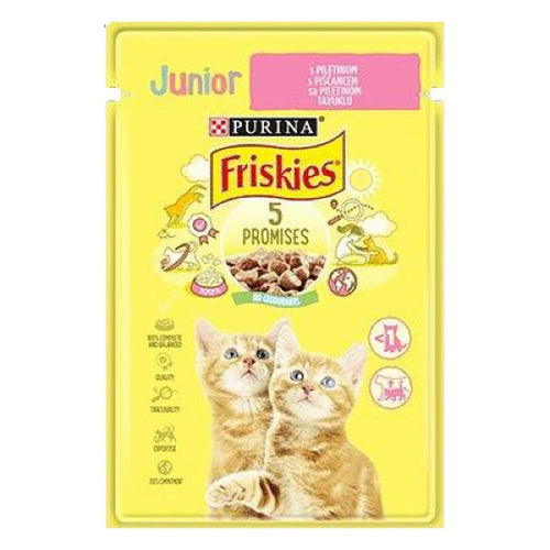 FRISKIES Kesica za macice JUNIOR Piletina u sosu 85g