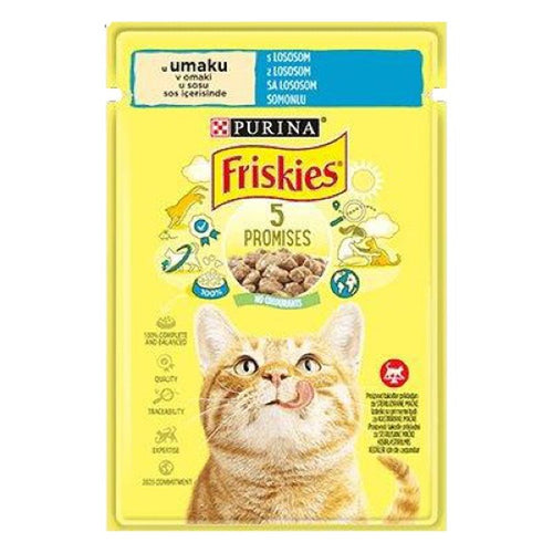 FRISKIES Kesica za macke Adult Losos u sosu 85g