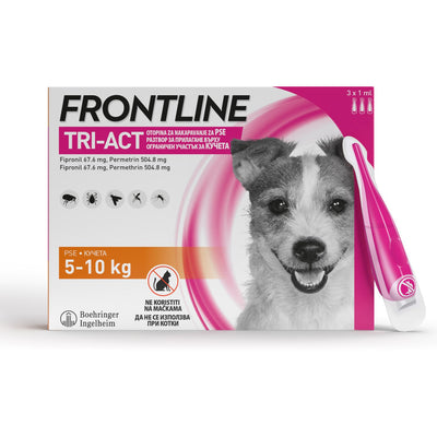 FRONTLINE Tri-Act (Boehringer) Ampula SpotOn za pse S 5-10kg