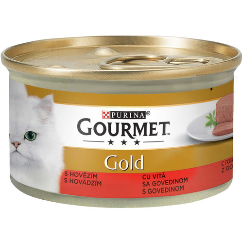 GOURMET Gold Konzerva za macke Govedina mousse 85g