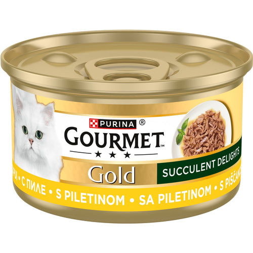 GOURMET Gold Konzerva za macke Piletina Succulent Delights 85g