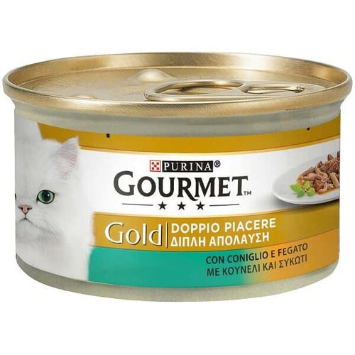GOURMET Gold Konzerva za macke Zecetina i Dzigerica komadici 85g