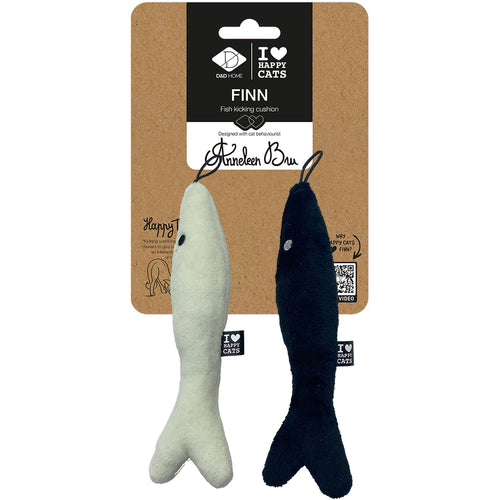 I LOVE Happy Cats Igracka za macke Ribica Finn, 2kom, 18,5cm, raznih boja