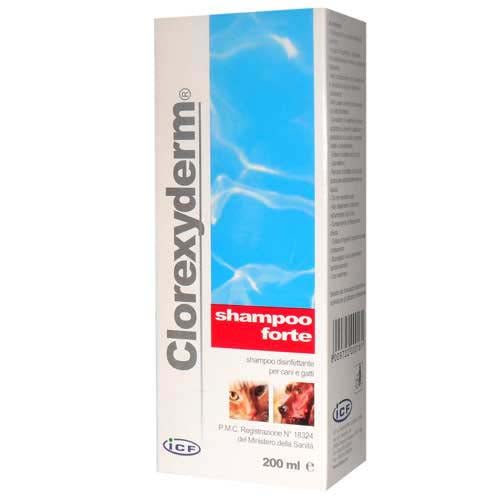 ICF Sampon za pse i macke Chlorexyderm Forte antisepticni 200ml