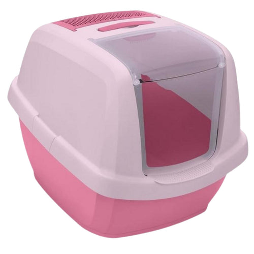 IMAC WC za macke Maddy Junior zatvoreni, Roze, 57x43x41cm