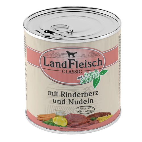 LANDFLEISCH Goveđa srca s testeninom, u pasteti, 800g