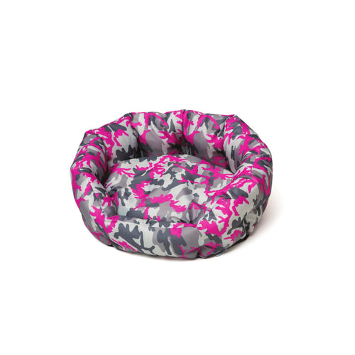 LEO PET Krevet za pse i macke Santorini, vodootporni, maskirani Roze, 55cm
