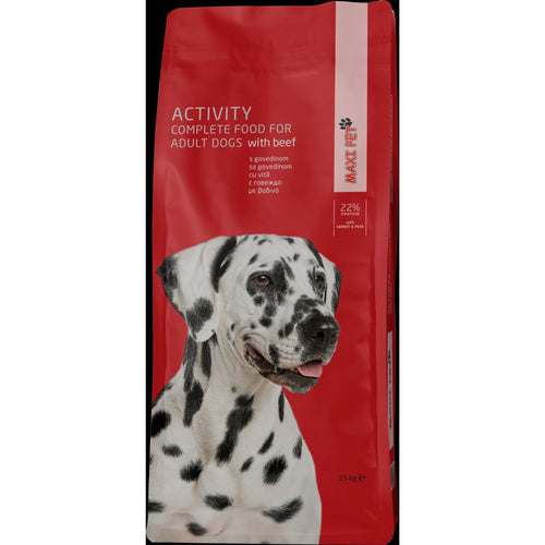 MAXI PET Activity Govedina, potpuna hrana za pse