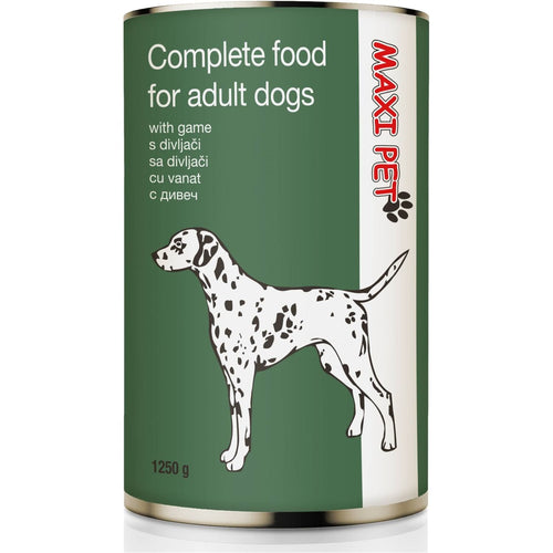 MAXI PET Komadici s divljaci u sosu, 1250g