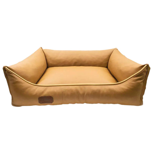 Mr. PET Krevet za pse Soft, eko koza, Kapucino