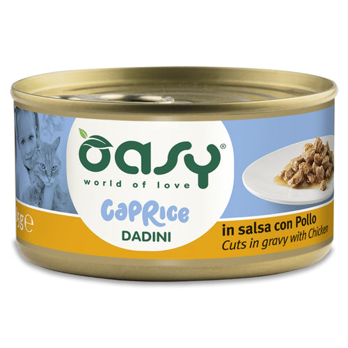 OASY Caprice Cuts s Piletinom, socni komadici u sosu za macke, 85g