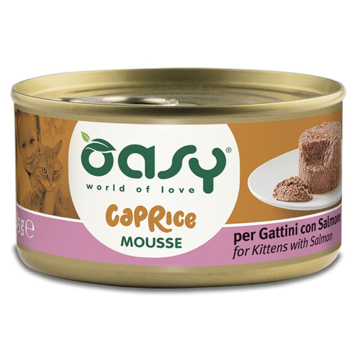 OASY Caprice Mousse KITTEN s Lososom, mus za macice, 85g