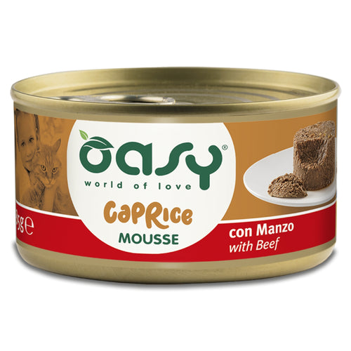 OASY Caprice Mousse s Govedinom, mus za macke, 85g