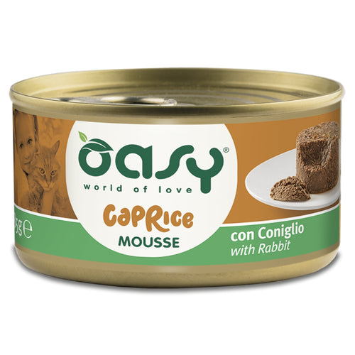 OASY Caprice Mousse s Zecetinom, mus za macke, 85g