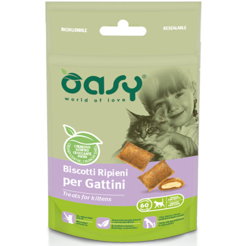 OASY hrskavi jastucici za macice Kitten, punjeni, 60g