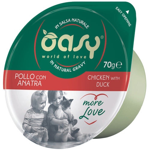 OASY More Love Casica za macke Fileti piletine s pacetinom, 70g