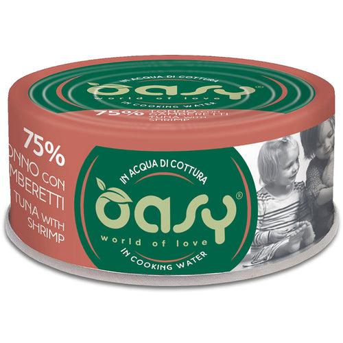 OASY More Love Casica za macke Fileti Tune s skampima, 70g