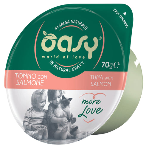 OASY More Love Casica za macke Fileti tune sa lososom, 70g