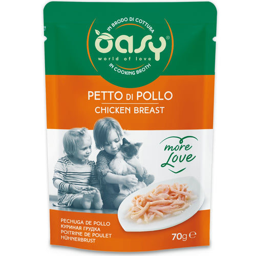 OASY More Love Kesica za macke Fileti piletine, 70g