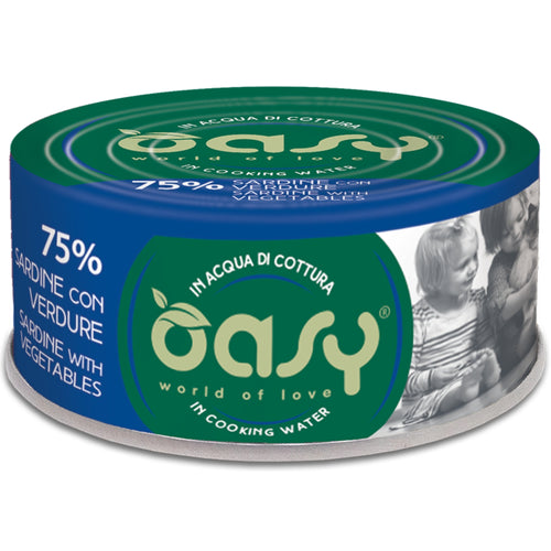 OASY More Love Konzerva za macke Fileti sardine u sosu od povrca, 70g