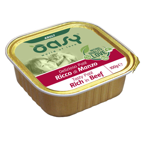 OASY Tasty Pate Pasteta za macke s govedinom, 100g