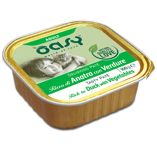 OASY Tasty Pate Pasteta za macke s Pacetinom i povrcem, 100g