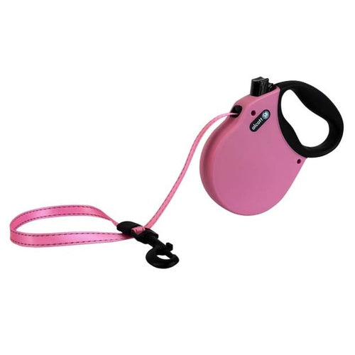 OUTLET ALCOTT Povodac za pse na regulaciju Adventure, traka, Roze