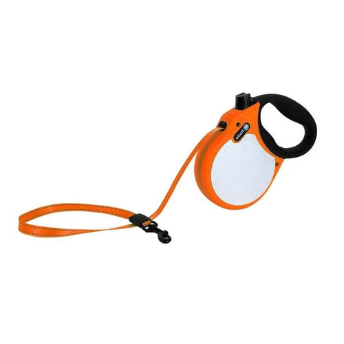 OUTLET ALCOTT Povodac za pse na regulaciju Visibility, traka, Neon oranz