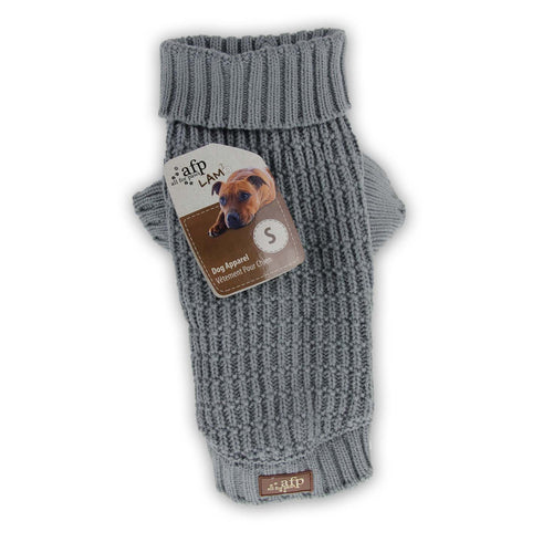 OUTLET ALL4PAWS Dzemper za pse Lamb Dog, s ribarskim tkanjem, Sivi
