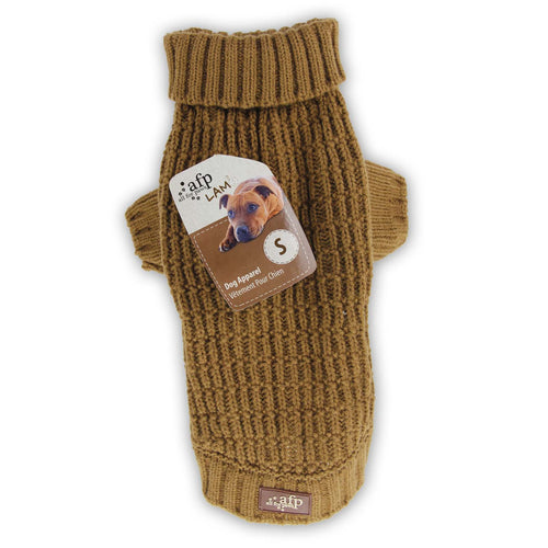 OUTLET ALL4PAWS Dzemper za pse Lamb Dog, s ribarskim tkanjem, svetlo Braon