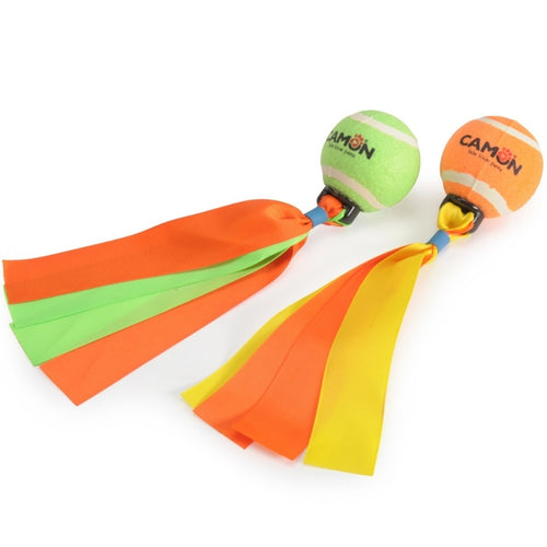 OUTLET CAMON Igracka za pse Lopta Tenis, sa visecim dodatkom, 30cm