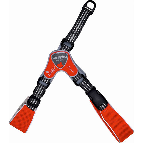 OUTLET CORALPINA Am za pse, Fiames, Dynamic, Crveni, vel 10, (35-45kg), 76-90cm