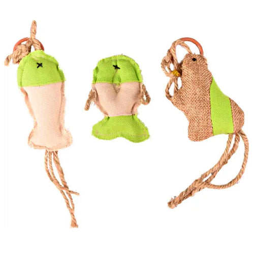 OUTLET FLAMINGO Igracka za macke Visilica Catnip 10cm, raznih oblika