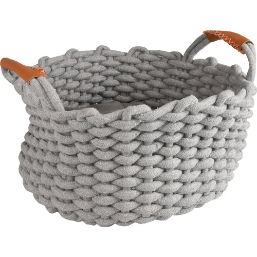 OUTLET FLAMINGO Krevet Korpa Enya kruzna sa jastukom Sivi 34x18cm