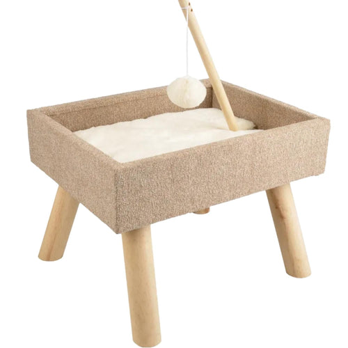 OUTLET FLAMINGO Krevet za macke Scandi Bez sa jastukom i igrackom 30x43,5x33,5cm