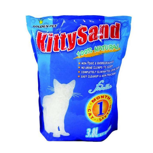 OUTLET KITTY SAND upijajuci silikatni posip za macke, bez mirisa, 7,6L