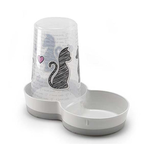 OUTLET MODERNA Hranilica s pojilicom Tasty - Cats in Love 1,5L