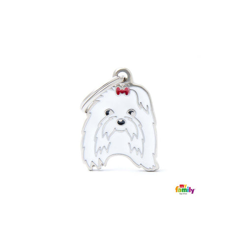 OUTLET MYFAMILY Friends Plocica za graviranje, Maltezer 2,6x2,3cm