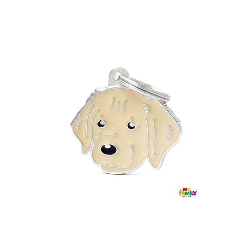 OUTLET MYFAMILY Friends Plocica za graviranje, Retriver zlatni 2,5x3,3cm