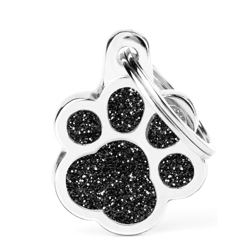 OUTLET MYFAMILY Shine Plocica za graviranje, Sapa crna, Small 2,0x2,0cm