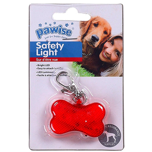 OUTLET PAWISE Privezak za pse Kost svetleci, plasticni 4,5cm